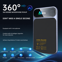 Enregistreur vocal AI Note Taker, traduction en 152 langues, batterie grande capacité 600 mAh, écran couleur HD, 54 heures d'enregistrement, portable