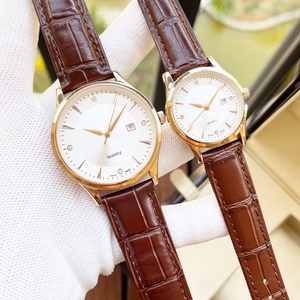 Reloj de lujo de alta gama para parejas, movimiento de cuarzo preciso, correa de acero inoxidable, resistente al agua para uso diario, correa de liberación rápida - Product Image 4