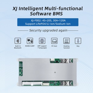 Sistema de Gestión de Baterías (<span class=keywords><strong>BMS</strong></span>) Inteligente XJ para 4S 6S 8S <span class=keywords><strong>13S</strong></span> 16S 17S 20S 24V 36V <span class=keywords><strong>48V</strong></span> 40A <span class=keywords><strong>60A</strong></span> 80A 100A 120A LifePO4 LFP NMC de Iones de Sodio - Product Image 2