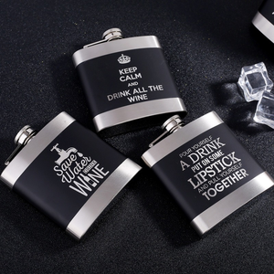 Cadeaux de fête de mariage 6oz 7oz Flacon à liqueur en acier inoxydable enveloppé de cuir PU <span class=keywords><strong>personnalisé</strong></span> pour whisky vin <span class=keywords><strong>alcool</strong></span> Conteneur de poche pour <span class=keywords><strong>alcool</strong></span> - Product Image 6