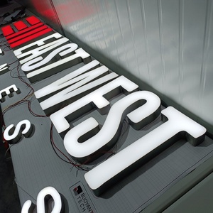 Enseigne lumineuse publicitaire extérieure à LED, lettres lumineuses pour devanture de magasin, enseigne 3D en acrylique, logo personnalisé, enseigne électronique - Product Image 2
