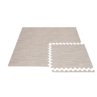 Tapis de jeu pour bébé Hydefoam léger et durable en EVA avec impression par transfert de grain de bois pour les vendeurs de jouets en ligne, livraison rapide
