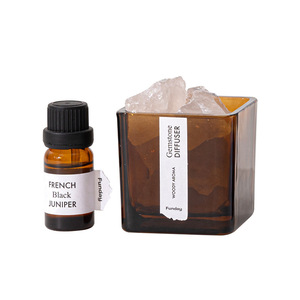 Funday Gemstone <b>Diffuser</b> Wooden Rhythm Serenity Aroma Crystal Long Lasting Fragrance Home Fragrance Gift - Product Image 3
