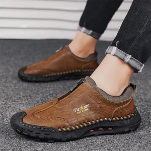 Mocassins à coutures faites à la main chaussures <span class=keywords><strong>taille</strong></span> 38-46 plat décontracté en gros <span class=keywords><strong>bateau</strong></span> chaussures homme chaussures de marche décontractées - Product Image 4