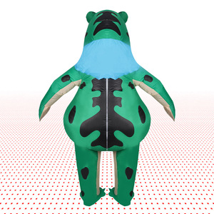 <b>Inflatable</b> Frog Costume Full Body Adult PVC Suit With Blower And Battery Box For Halloween Party Role Playing - Product Image 3
