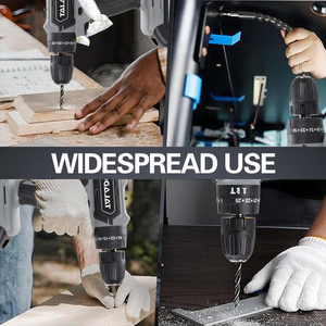 Trapano a Batteria 21V ad Alta Coppia con Mandrino Autoserrante per Cambi Rapidi di Punte Durante Sessioni di Lavoro Veloci - Product Image 6