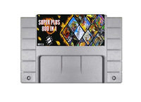 Cartouche de jeu SNES DSP800in1 en gros avec carte de gravure en plastique, s'adapte parfaitement à la console de jeu TV SNES