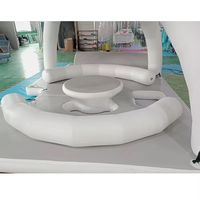 Parc aquatique gonflable en PVC sur mesure, abordable et robuste, adapté aux piscines familiales, aux fêtes aquatiques et aux bars.