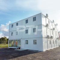 PTH – Maisons conteneurs modulaires en panneaux sandwich d'acier de 20 pieds, livrées en kit, pour salon, installation rapide, isolation thermique – Vente directe usine
