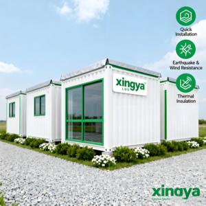 Nhà container 20ft tiêu chuẩn-6m x 2.4m x 2.9m, cách nhiệt, bao gồm cửa sổ và cửa ra vào - Product Image 4