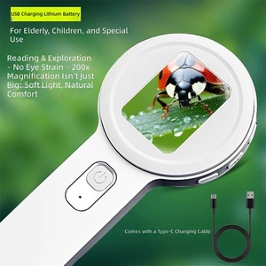 Nuevo Microscopio Digital de Mano <span class=keywords><strong>con</strong></span> <span class=keywords><strong>Lupa</strong></span> HD V19, para Identificación, Reparación, Inspección y Joyería - Product Image 3