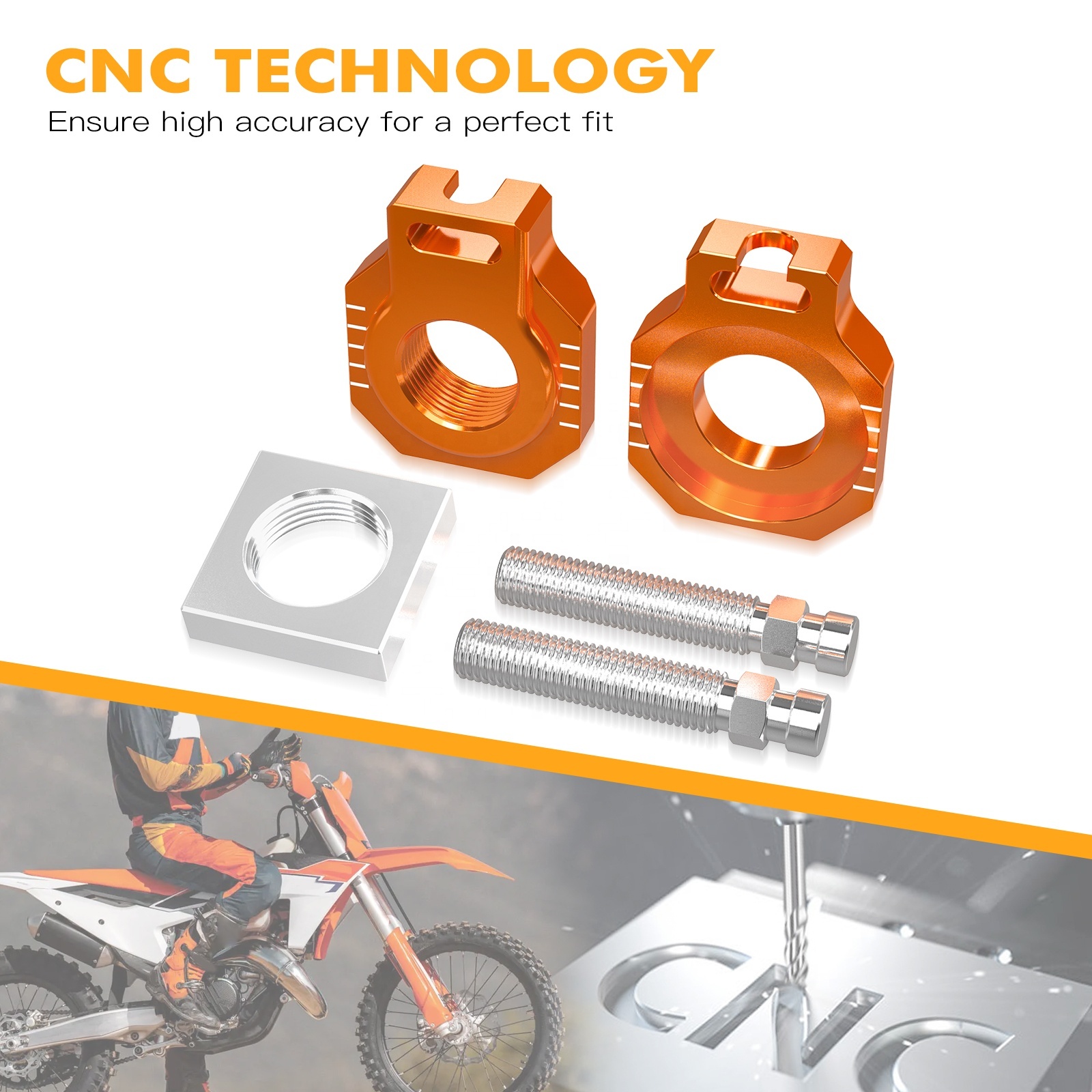 Nicecnc Rear Chain Adjuster for KTM 2023-2024 Models