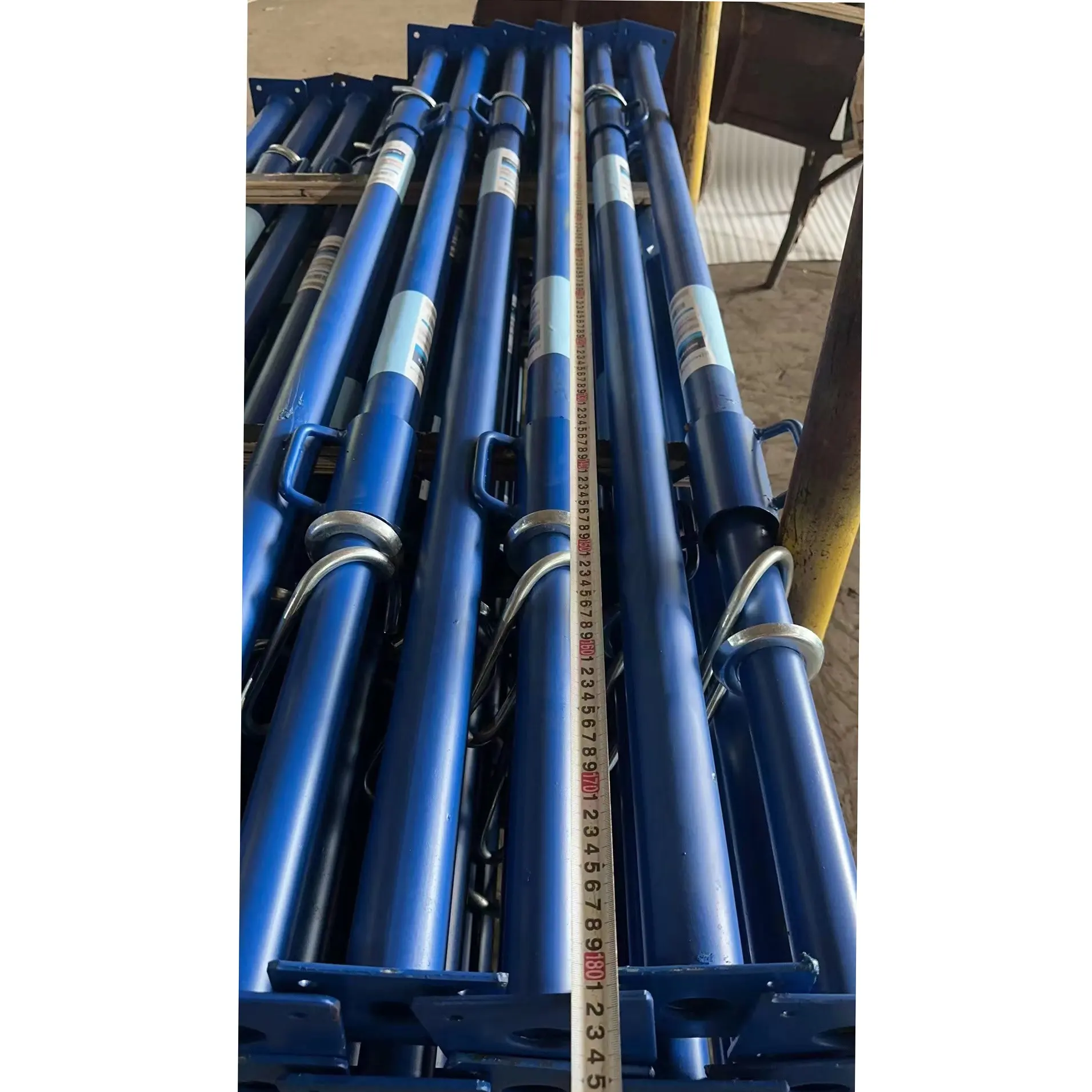 Length 3.5/3.6/4/5m painted acro jack scaffold shoring prop used scaffolding support props for construction accessories