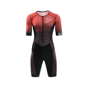 Haute qualité Chine Charme personnalisé maillot de cyclisme conception spéciale pour les hommes cyclisme une pièce cyclisme peau costume