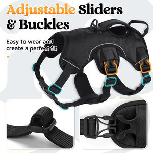 <b>Escape</b> <b>Proof</b> Tactical <b>Dog</b> <b>Harness</b> Soft Padded Full Body <b>Dog</b> Training Vest No Pull Pet <b>Harness</b> Reflective Tactical <b>Dog</b> <b>Harness</b> - Product Image 6