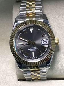 Orologio Meccanico di Lusso NH35, Logo Personalizzato OEM, Quadrante con Logo Sterile di Alta Qualità, Orologio Automatico da <span class=keywords><strong>Uomo</strong></span> in Acciaio Inossidabile - Product Image 2