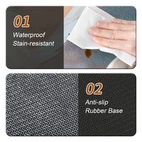Usine personnalisé taille 1PC tapis de bureau personnalisé étanche antidérapant PVC PU cuir tapis de bureau protecteur bureau Table tapis de souris