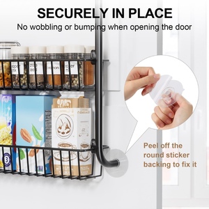 Armoire de chambre à coucher, 5 étagères, 6 niveaux, fine, blanche, à suspendre derrière la <span class=keywords><strong>porte</strong></span>, organisateur de rangement pour jouets, peluches, sacs - Product Image 4