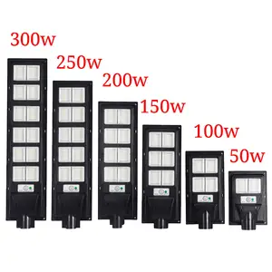 Lampadaire solaire étanche à faible consommation, lampe de rue, 100w 150w 200w 250w 300w, luminaire pour l'extérieur, bon marché