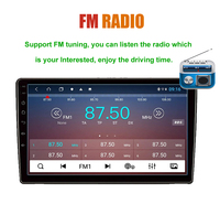 Autoradio Android avec écran tactile IPS de 7 pouces, 9 pouces, 10 pouces, DSP, FM, Carplay, caméra de recul, système audio de voiture, autoradio stéréo