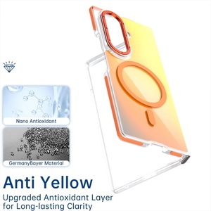 Fundas Magnéticas para Teléfono Móvil con Degradado Mate de Moda para Samsung Z Fold 8 6 7, Carga Inalámbrica, Protección Antigolpes - Product Image 3