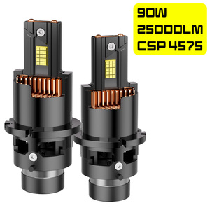 Phares LED D2 D4 à branchement direct usine, 35W 45W 90W, ampoules de phare LED D2S D4S avec Canbus, faciles à installer - Product Image 1