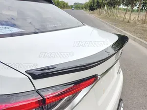 ชุดแต่งสปอยเลอร์หลังรถยนต์ Toyota Corolla ปี 2019-2022 สีดำเงา สไตล์สปอร์ต ปีกหลังฝากระโปรงท้าย อุปกรณ์ตกแต่งรถยนต์ - Product Image 4