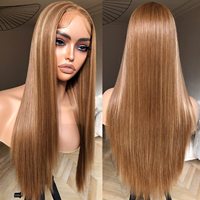 # Perruques en cheveux humains avec dentelle frontale transparente HD 13x6/360, 27 couleurs, vague corporelle, densité 300 400, cheveux brésiliens Remy pré-épilés, prêtes à porter