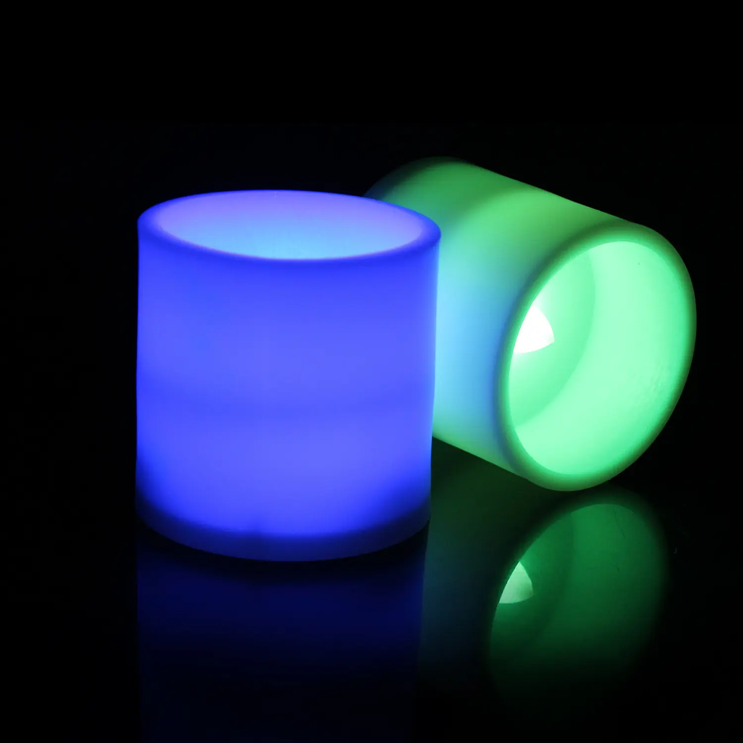 Оптовая продажа, в стиле Хэллоуина, Электрический беспламенный пластиковый T-светильник на батарейках, светодиодные мини-свечи, чайный светильник