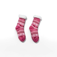 Neu Eingetroffene Weiche Atmungsaktive Festliche Weihnachts-Innensocken für Damen