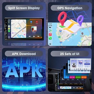 USA de vận chuyển <span class=keywords><strong>7</strong></span> inch Android Car Stereo đa phương tiện Video <span class=keywords><strong>Player</strong></span> với GPS Navigation không dây Carplay màn hình cảm ứng FM Đài phát thanh - Product Image 4