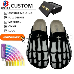 Zuecos <span class=keywords><strong>de</strong></span> Diseño Personalizado, <span class=keywords><strong>de</strong></span> <span class=keywords><strong>Cuero</strong></span> <span class=keywords><strong>de</strong></span> Vaca y Corcho, <span class=keywords><strong>para</strong></span> <span class=keywords><strong>Hombre</strong></span>, Antideslizantes, con Plantilla <span class=keywords><strong>de</strong></span> Corcho, Pantuflas <span class=keywords><strong>de</strong></span> Diseño <span class=keywords><strong>para</strong></span> Exteriores, <span class=keywords><strong>Sandalias</strong></span> - Product Image 6