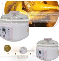 Tonze – marmite à Crock en céramique pour bébé, fabricant de nourriture pour bébé, yaourtière, Mini mijoteuse électrique 1L pour bébé