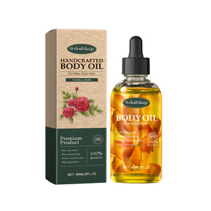 WOODSLEEP Soin de la Peau Hydratant Nourrissant Lissant Naturel Bio <span class=keywords><strong>Vanille</strong></span> Rose Corps Huile Essentielle <span class=keywords><strong>60ml</strong></span> - Product Image 1