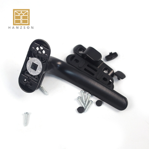 Accessori per serratura maniglia porta finestra Set scorrevole in alluminio maniglia per leva Hotel soluzione di sicurezza permanente senza manutenzione - Product Image 2