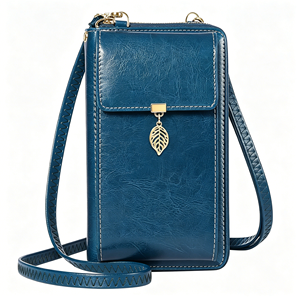 Bolsos cruzados para teléfono móvil para mujer, carteras de cuero para celular |   Pequeño - Product Image 1