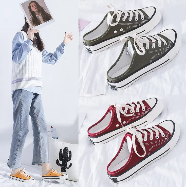 2021 new lady vulcanized shoes low counter girl casual shoes fashion high quality women sneakers