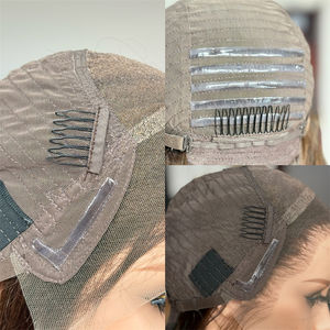 Peluca con malla frontal HD de buena calidad Cabello humano eslavo Calidad superior Capa grande Nudo pequeño Listo para enviar - Product Image 6