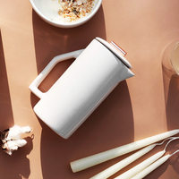 Presse à café blanche personnalisée, outils pour le café, en céramique blanche, personnalisé, vente en gros, pièces