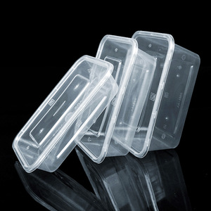 Dianjie - Vajilla Desechable, Loncheras con Tapa, Aptas para Microondas, Recipientes para Alimentos de Grado Alimenticio - Product Image 1