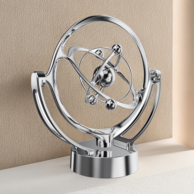 New Model 006 Perpetual Motion Globe Desktop Rotating Magnetic Pendulum Celestial Instrument Orbit Ornament USB Decoration