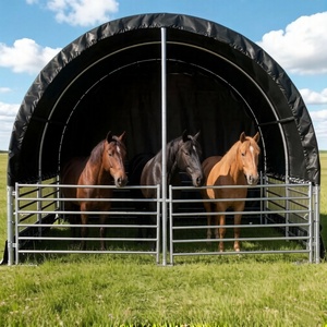 Abri pour bétail en PVC imperméable LT132010, tente toutes saisons pour chevaux, moutons et volailles, abri pour volailles pour petites exploitations - Product Image 2