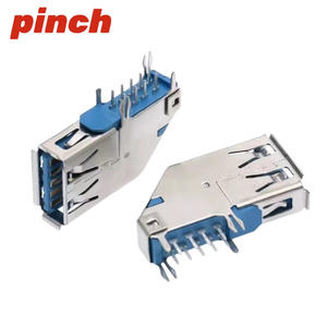 Conector USB 3.0 Tipo A Hembra de 9 Pines para Montaje en PCB, Doble Capa, Ángulo Recto, para Panel Frontal de Caja de Ordenador - Product Image 2