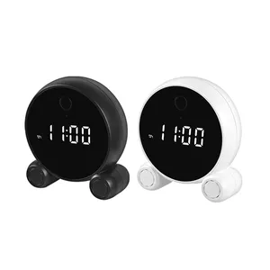 2K Wireless Wifi Mini Clock Camera Alarm Camcorder Watch Tuya Smart Wifi Battery Camera