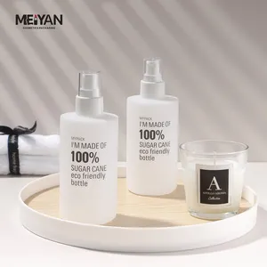 MYPACK 빈 280ml 300ml 500ml 화장품 포장 친환경 헤어 미스트 스프레이 병 재활용 사탕수수 플라스틱 스프레이 병