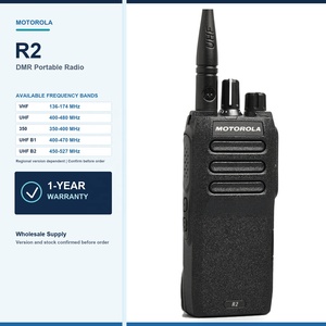Radio Portátil <span class=keywords><strong>Motorola</strong></span> R2 MOTOTRBO DMR Original, VHF 5W o UHF 4W, 64 Canales, IP55, <span class=keywords><strong>para</strong></span> Uso Comercial, Kit Completo - Product Image 1