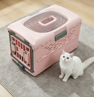 Sac de transport pour animaux ShengAnXin, en plastique, pliable, respirant, rectangulaire, couleur unie, capsule spatiale, pour chien et chat, 10 kg