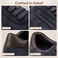 Sneakers de luxe pour hommes RADOLFA modèle 4D29-1-3, en cuir de vachette véritable, style designer, semelle en caoutchouc, confortables