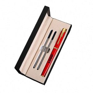 Juego de Bolígrafos de Gel Metálicos de Regalo - Bolígrafos Ejecutivos Personalizados con Serigrafía para Regalos Promocionales con Logotipo Personalizado - Product Image 1