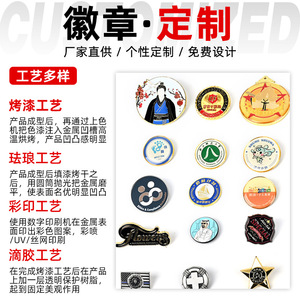 Badge métallique personnalisé, broche émaillée à peinture cuite sur mesure, médaille bidimensionnelle, version <span class=keywords><strong>anime</strong></span> et dessin animé, boîte mystère - Product Image 4